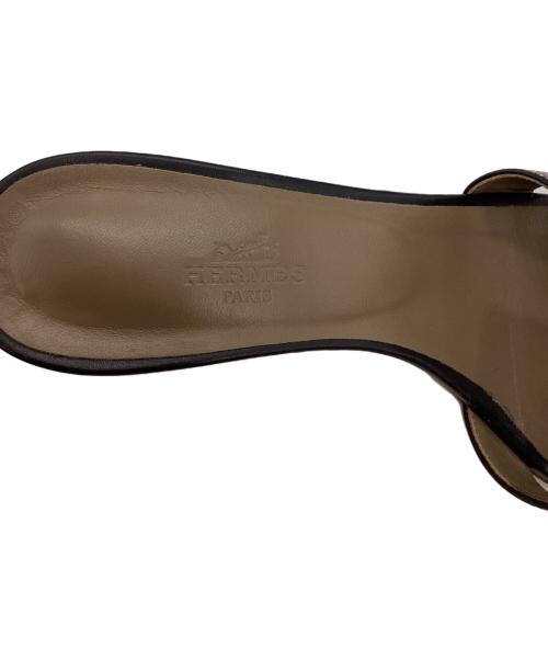 HERMES（エルメス）HERMES (エルメス) oasis / オアジス サンダル ブラック サイズ:37の古着・服飾アイテム