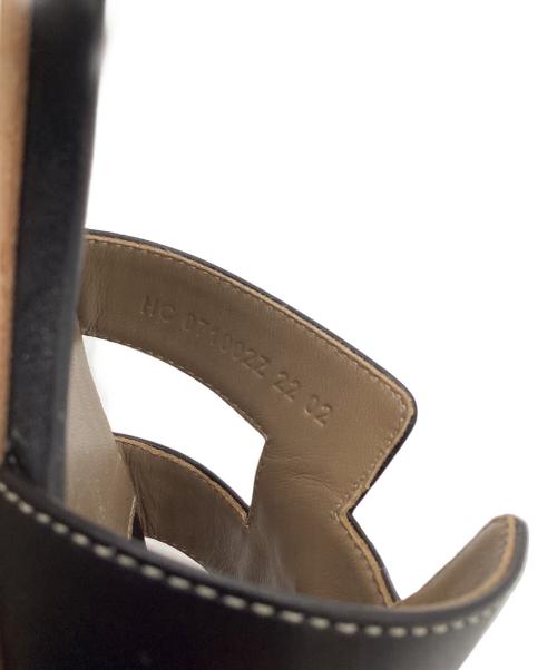 HERMES（エルメス）HERMES (エルメス) oasis / オアジス サンダル ブラック サイズ:37の古着・服飾アイテム