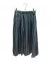 itochi (イトチ) Aurora cloth double side pleated skirt エメラルドグリーン サイズ:M：17000円