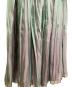 中古・古着 itochi (イトチ) Aurora cloth double side pleated skirt エメラルドグリーン サイズ:M：17000円