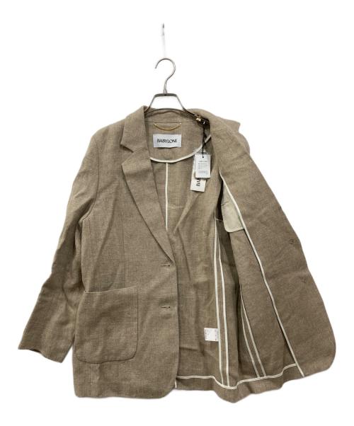 BABYLONE（バビロン）BABYLONE (バビロン) ヘビーリネンジャケット ベージュ サイズ:Free 未使用品の古着・服飾アイテム