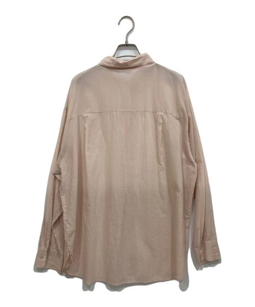 rihko（リーカ）rihko (リーカ) シアーシャツ ピンク サイズ:Freeの古着・服飾アイテム