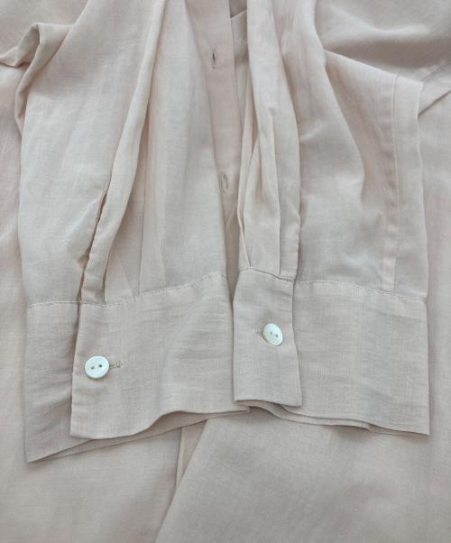 rihko（リーカ）rihko (リーカ) シアーシャツ ピンク サイズ:Freeの古着・服飾アイテム