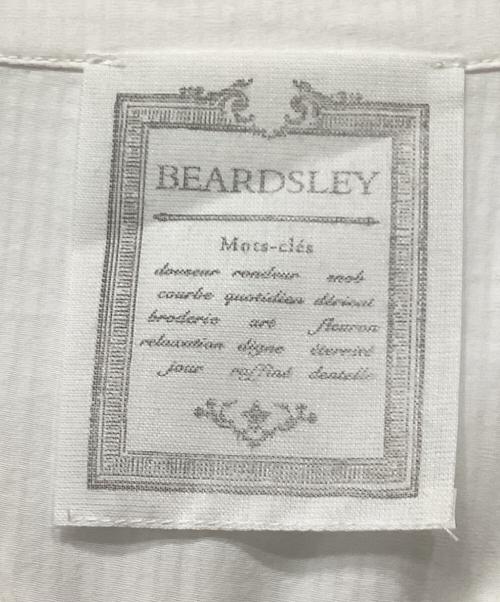 BEARDSLEY（ビアズリー）BEARDSLEY (ビアズリー) シアストライプ2WAYシャツ ホワイト サイズ:Ｆの古着・服飾アイテム