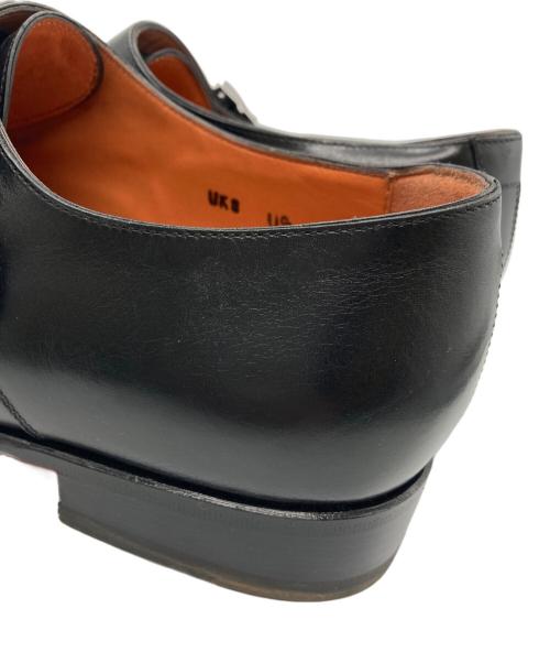Santoni（サントーニ）Santoni (サントーニ) モンクストラップシューズ ブラック サイズ:8の古着・服飾アイテム