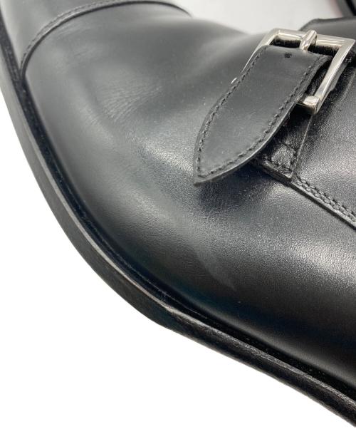 Santoni（サントーニ）Santoni (サントーニ) モンクストラップシューズ ブラック サイズ:8の古着・服飾アイテム