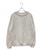 Acne studiosアクネ ストゥディオス）の古着「モヘヤ混クルーネックニット　FN-WN-KNIT000513」｜グレー