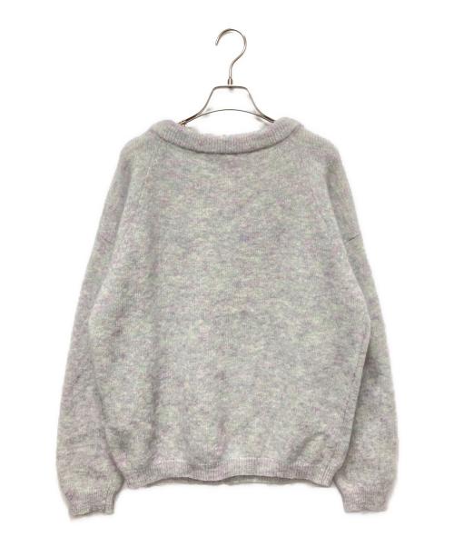 Acne studios（アクネ ストゥディオス）Acne studios (アクネ ストゥディオス) モヘヤ混クルーネックニット　FN-WN-KNIT000513 グレー サイズ:XSの古着・服飾アイテム