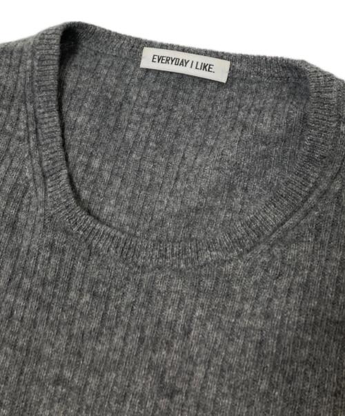 DEUXIEME CLASSE（ドゥーズィエム クラス）DEUXIEME CLASSE (ドゥーズィエム クラス) Cariaggi Cashmere Rib P/O グレー サイズ:下記参照の古着・服飾アイテム