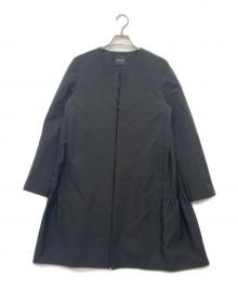 YOKO CHAN（ヨーコチャン）の古着「フリルコート」｜ブラック