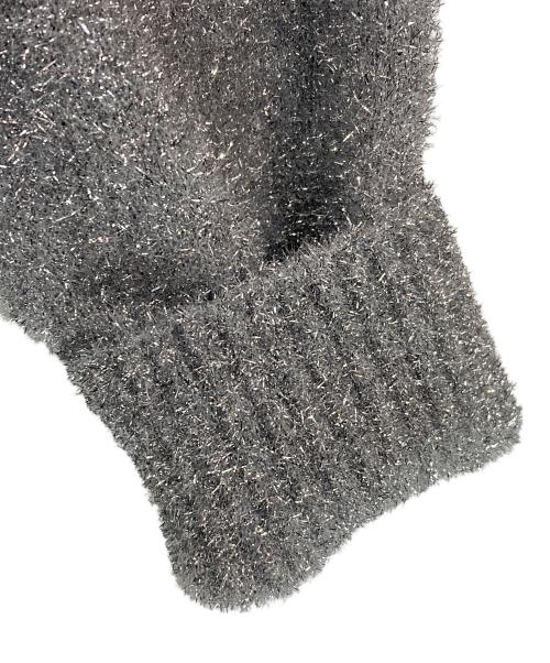 DEPAREILLE（デパリエ）DEPAREILLE (デパリエ) ラメニットカーディガン シルバー サイズ:38の古着・服飾アイテム