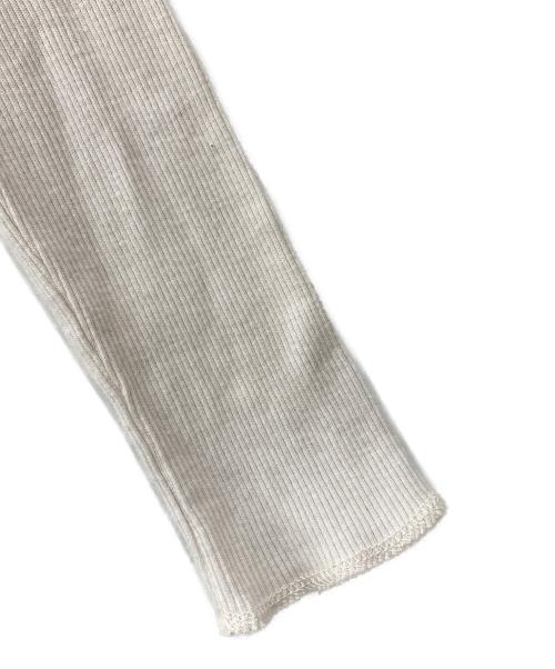 Hello, Bonjour!（ハローボンジュール）Hello, Bonjour! (ハローボンジュール) RIB LONGSLEEVE T-SHIRT ベージュ サイズ:Freeの古着・服飾アイテム