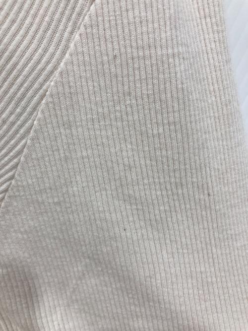 Hello, Bonjour!（ハローボンジュール）Hello, Bonjour! (ハローボンジュール) RIB LONGSLEEVE T-SHIRT ベージュ サイズ:Freeの古着・服飾アイテム