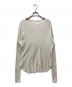 Hello, Bonjour!（ハローボンジュール）の古着「RIB LONGSLEEVE T-SHIRT」｜ベージュ