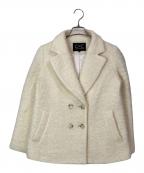 COUP DE CHANCEクードシャンス）の古着「ミドル丈コート」｜アイボリー