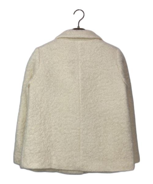 COUP DE CHANCE（クードシャンス）COUP DE CHANCE (クードシャンス) ミドル丈コート アイボリー サイズ:36の古着・服飾アイテム