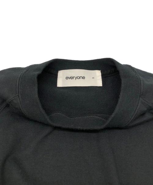 everyone（エブリワン）everyone (エブリワン) light weight cotton crew neck ブラック サイズ:Mの古着・服飾アイテム