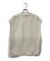 Lallia Mu (ラリア ムー) チュールラッピングニットベスト ベージュ サイズ:38：4000円