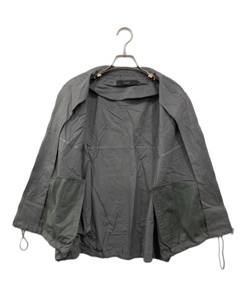 Munich（ミューニック）MUNICH (ミューニック) コットンナイロンタイプライタースリーブレスブルゾン グレー サイズ:Sの古着・服飾アイテム