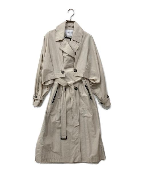 Lallia Mu（ラリア ムー）Lallia Mu (ラリア ムー) 2WAYベストトレンチコート ベージュ サイズ:38の古着・服飾アイテム