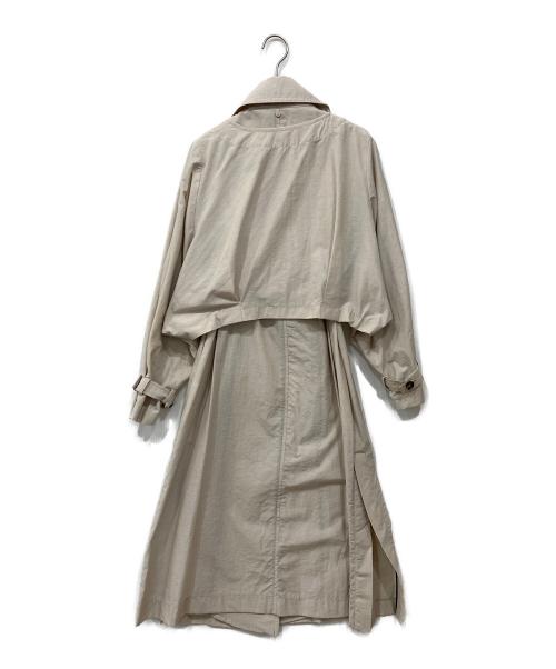 Lallia Mu（ラリア ムー）Lallia Mu (ラリア ムー) 2WAYベストトレンチコート ベージュ サイズ:38の古着・服飾アイテム