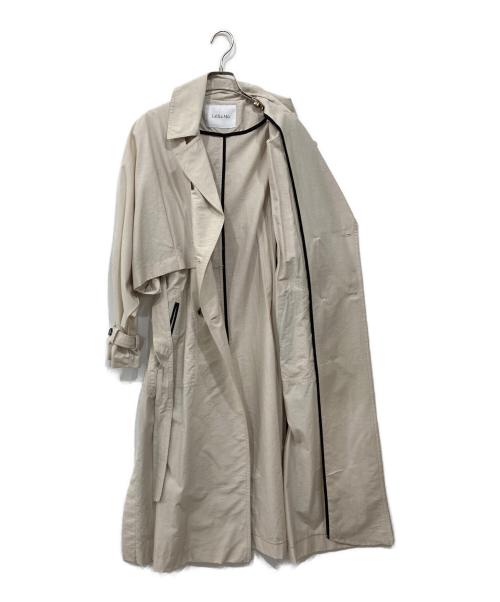 Lallia Mu（ラリア ムー）Lallia Mu (ラリア ムー) 2WAYベストトレンチコート ベージュ サイズ:38の古着・服飾アイテム