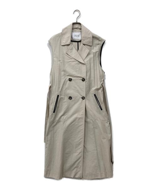 Lallia Mu（ラリア ムー）Lallia Mu (ラリア ムー) 2WAYベストトレンチコート ベージュ サイズ:38の古着・服飾アイテム
