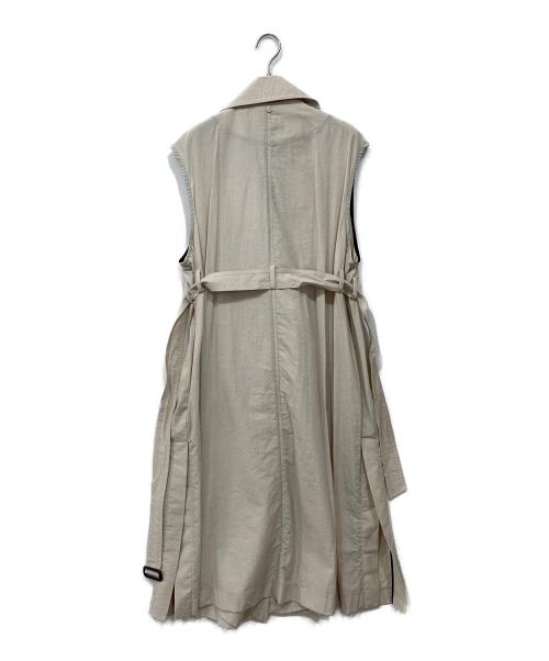 Lallia Mu（ラリア ムー）Lallia Mu (ラリア ムー) 2WAYベストトレンチコート ベージュ サイズ:38の古着・服飾アイテム