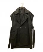 Munichミューニック）の古着「マイクロピーチコットンツイルトレンチジレ」｜ブラック