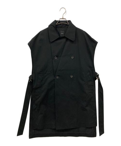 Munich（ミューニック）MUNICH (ミューニック) マイクロピーチコットンツイルトレンチジレ ブラック サイズ:0Sの古着・服飾アイテム