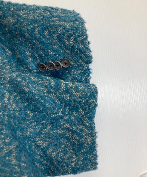 MAISON SPECIAL（メゾンスペシャル）MAISON SPECIAL (メゾンスペシャル) プライムオーバーループジャガードテーラードジャケット ブルー サイズ:2の古着・服飾アイテム