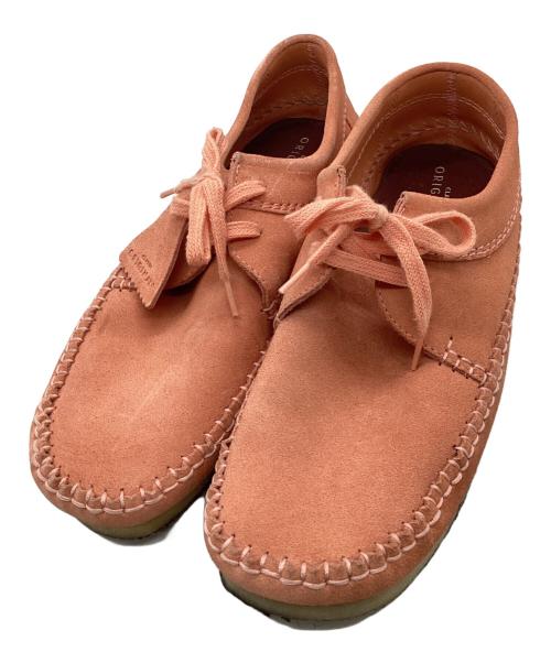 CLARKS ORIGINALS（クラークス オリジナルズ）CLARKS ORIGINALS (クラークス オリジナルズ) Wallabee GORE-TEX ピンク サイズ:27.5の古着・服飾アイテム