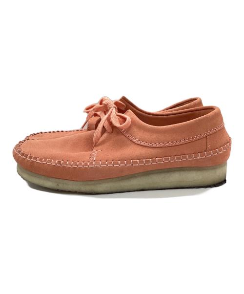 CLARKS ORIGINALS（クラークス オリジナルズ）CLARKS ORIGINALS (クラークス オリジナルズ) Wallabee GORE-TEX ピンク サイズ:27.5の古着・服飾アイテム