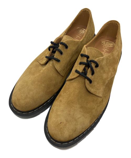 SOLOVAIR（ソロヴェアー）SOLOVAIR (ソロヴェアー) Noah (ノア) 3-EYE GIBSON SHOES キャメル サイズ:10の古着・服飾アイテム