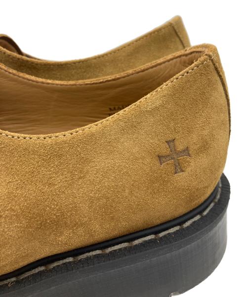 SOLOVAIR（ソロヴェアー）SOLOVAIR (ソロヴェアー) Noah (ノア) 3-EYE GIBSON SHOES キャメル サイズ:10の古着・服飾アイテム