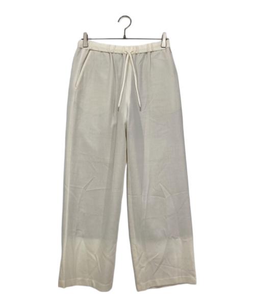 VERMEIL par iena（ヴェルメイユ パー イエナ）VERMEIL par iena (ヴェルメイユ パー イエナ) ウールイージーパンツ ホワイト サイズ:40の古着・服飾アイテム