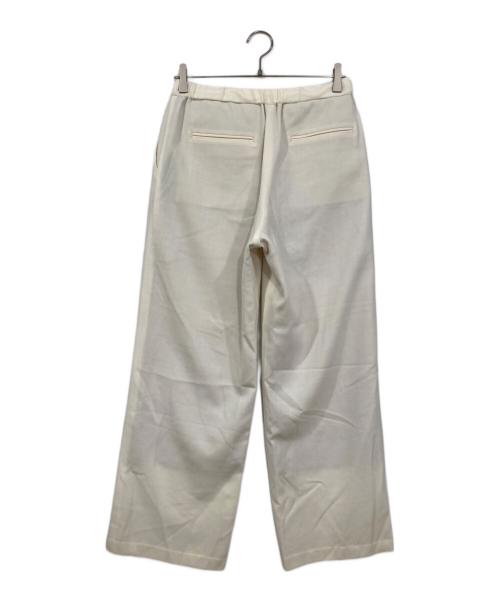 VERMEIL par iena（ヴェルメイユ パー イエナ）VERMEIL par iena (ヴェルメイユ パー イエナ) ウールイージーパンツ ホワイト サイズ:40の古着・服飾アイテム