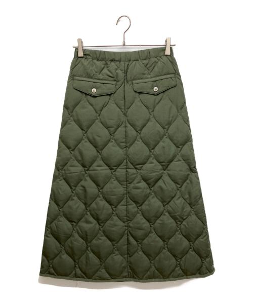 TAION（タイオン）TAION (タイオン) ミリタリー ダウンスカート　ソフトシェル オリーブ サイズ:Mの古着・服飾アイテム