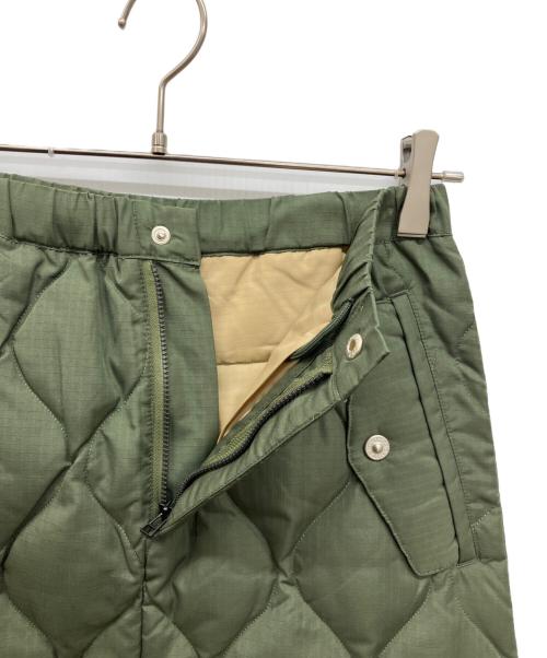 TAION（タイオン）TAION (タイオン) ミリタリー ダウンスカート　ソフトシェル オリーブ サイズ:Mの古着・服飾アイテム