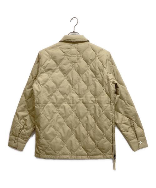 TAION（タイオン）TAION (タイオン) ミリタリー CPOシャツ ダウンジャケット ベージュ サイズ:Sの古着・服飾アイテム