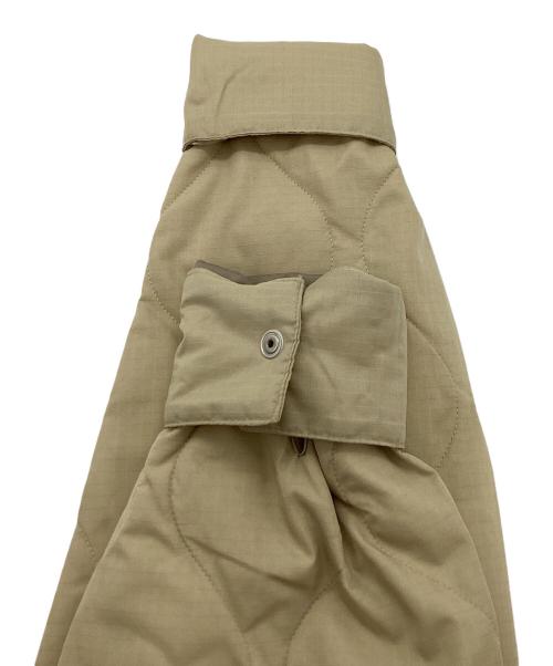 TAION（タイオン）TAION (タイオン) ミリタリー CPOシャツ ダウンジャケット ベージュ サイズ:Sの古着・服飾アイテム