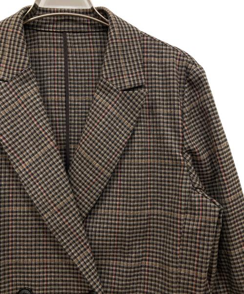 GALLARDA GALANTE（ガリャルダガランテ）GALLARDA GALANTE (ガリャルダガランテ) チェックジャケット ブラウン サイズ:Freeの古着・服飾アイテム