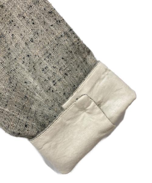 qualite（カリテ）qualite (カリテ) シルクネップツイードジャケット ベージュ サイズ:36の古着・服飾アイテム