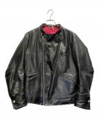 m's braqueエムズブラック）の古着「ライダースジャケット」｜ブラック