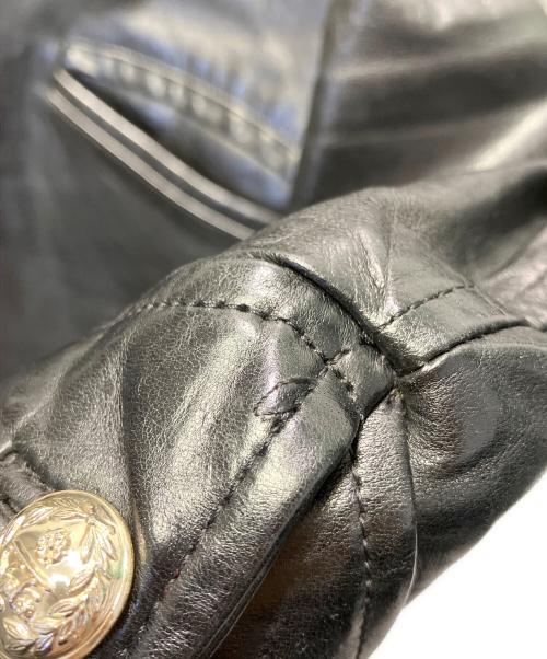 m's braque（エムズブラック）m's braque (エムズブラック) ライダースジャケット ブラック サイズ:38の古着・服飾アイテム
