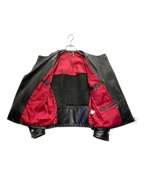 m's braque（エムズブラック）m's braque (エムズブラック) ライダースジャケット ブラック サイズ:38の古着・服飾アイテム