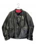 m's braque（エムズブラック）の古着「ライダースジャケット」｜ブラック