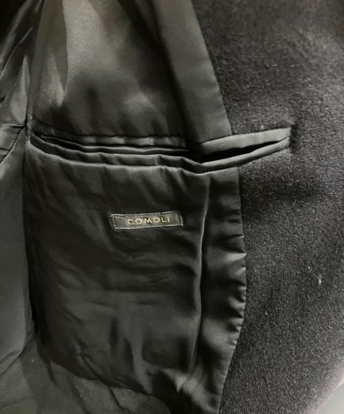 COMOLI（コモリ）COMOLI (コモリ) ウールカシミヤ ミリタリーコート ネイビー サイズ:3の古着・服飾アイテム