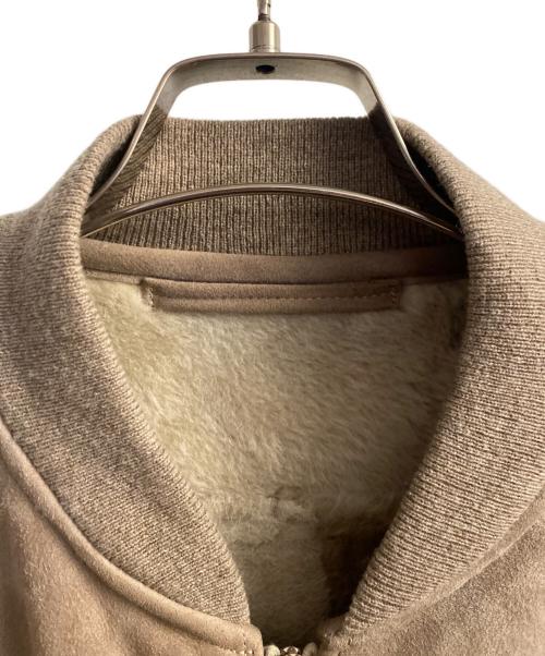 COMOLI（コモリ）COMOLI (コモリ) シープスキン フライトジャケット ベージュ サイズ:3の古着・服飾アイテム