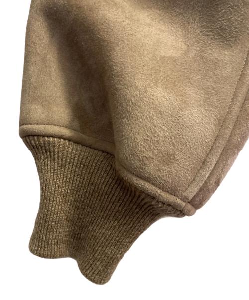 COMOLI（コモリ）COMOLI (コモリ) シープスキン フライトジャケット ベージュ サイズ:3の古着・服飾アイテム